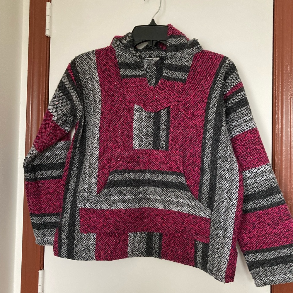 Baja hoodie- Pink- Xs